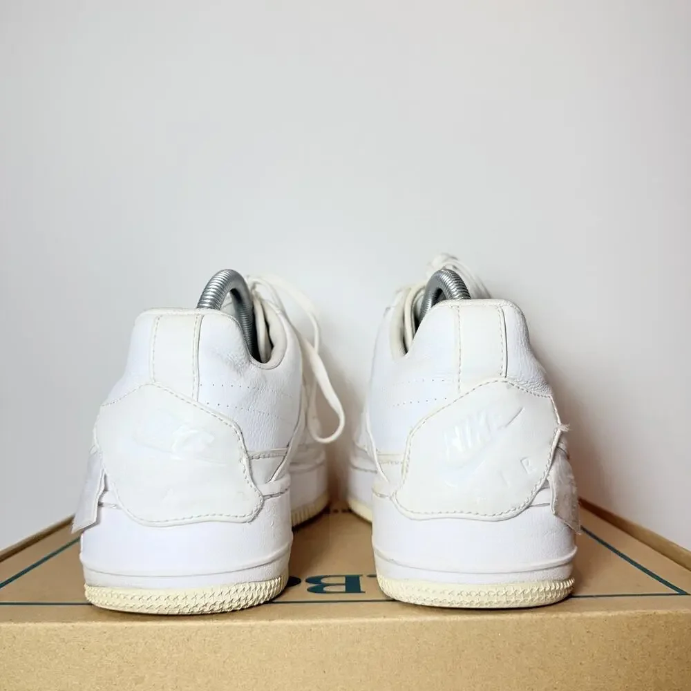 Nike Air Force 1 Jester XX Triple White Womens Shoes Size 10 AF1 Low Sneakers